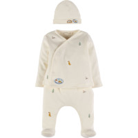 Set Loose jacket+pants+hat