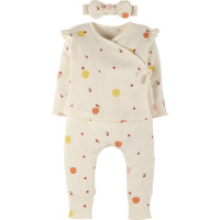 Set loose jacket+pants+headband