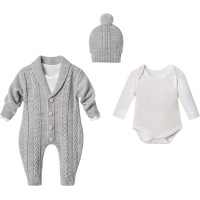 Set overalls+body+hat