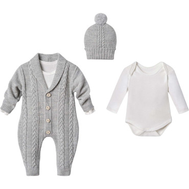 Set overalls+body+hat