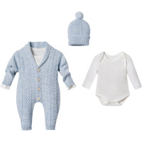 Set overalls+body+hat