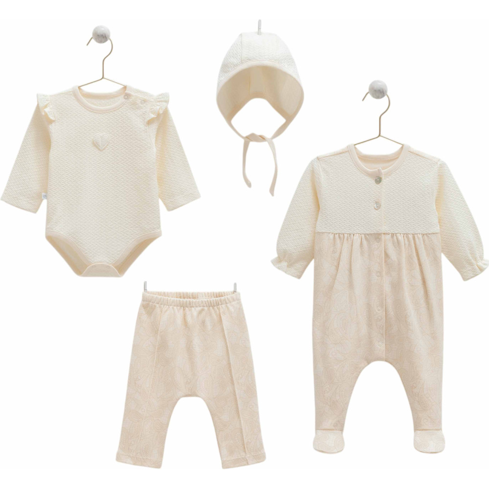 Set 4 items, series TINY LACE
