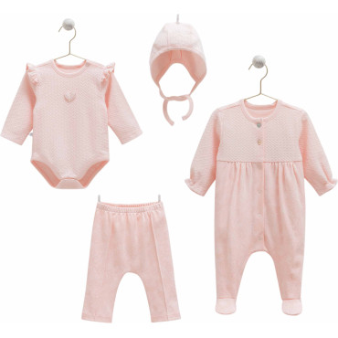 Set 4 items, series TINY LACE