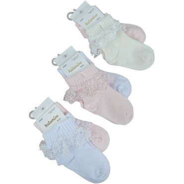 Socks cotton set 2 pairs (pack of 6 sets) Akel