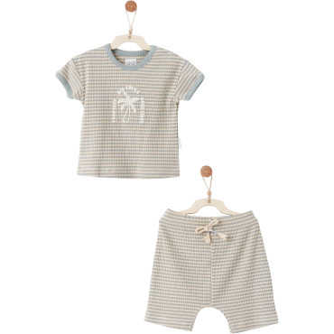 Set T-shirt + shorts, series BAMBOO STRIPED. (Expected 19.01.2026)