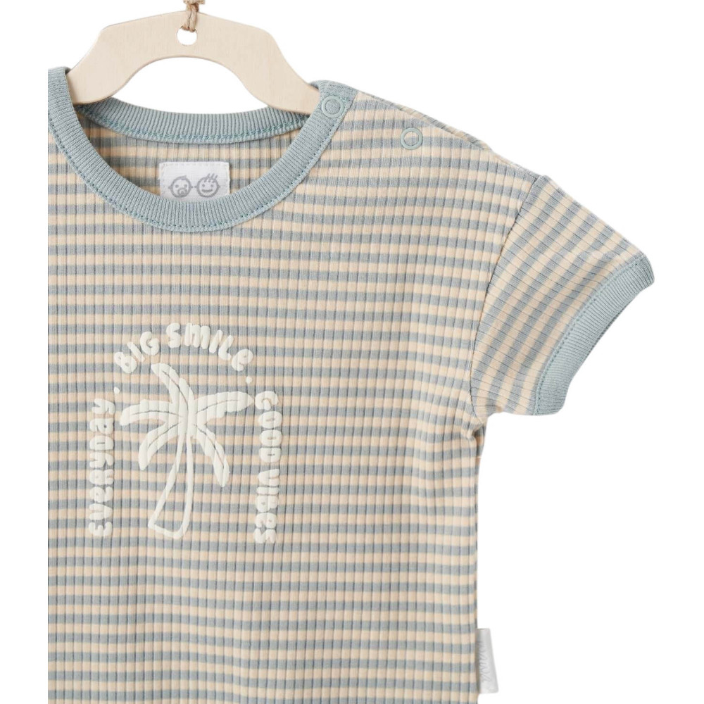 Set T-shirt + shorts, series BAMBOO STRIPED. (Expected 19.01.2026)