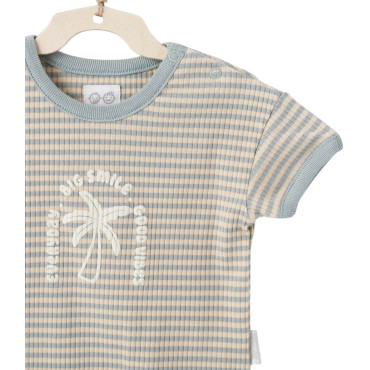 Set T-shirt + shorts, series BAMBOO STRIPED. (Expected 19.01.2026)