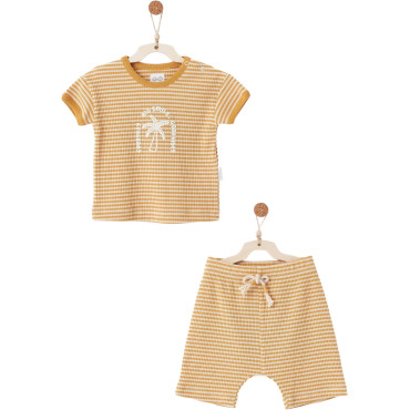 Set T-shirt + shorts, series BAMBOO STRIPED. (Expected 19.01.2026)
