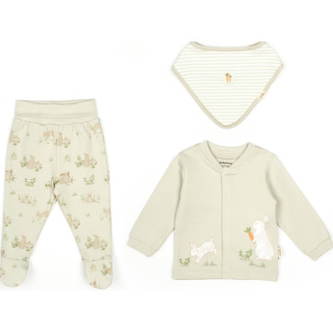 Set sweater+pants+bib