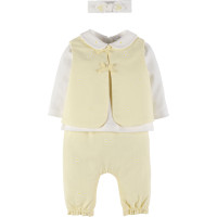 Set sweater+vest+pants+headband