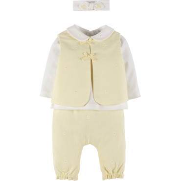 Set sweater+vest+pants+headband