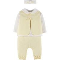 Set sweater+vest+pants+headband