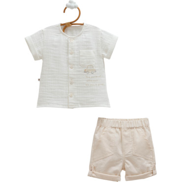 Set shirt+shorts, series NEW LINEN. (Expected 16.01.2026)