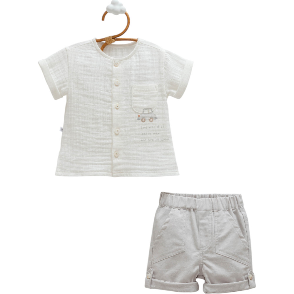 Set shirt+shorts, series NEW LINEN. (Expected 16.01.2026)