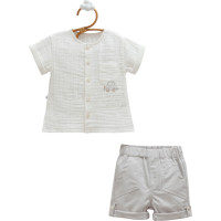 Set shirt+shorts, series NEW LINEN