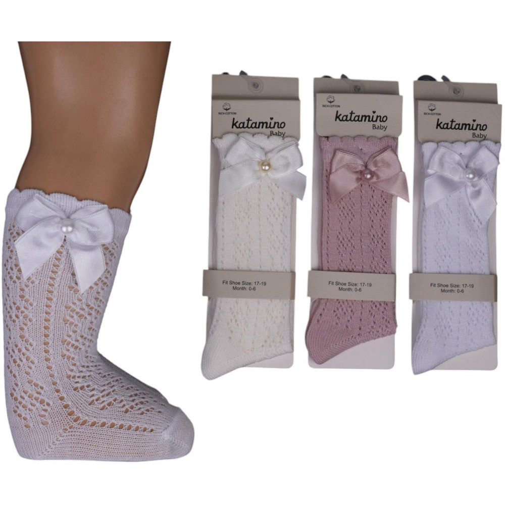 Knee high socks cotton Elfida