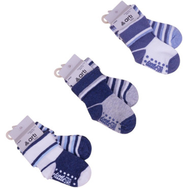 Socks cotton set 2 pairs (pack of 6 sets) Luci