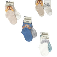 Socks cotton set 2 pairs (pack of 6 sets) Tarun