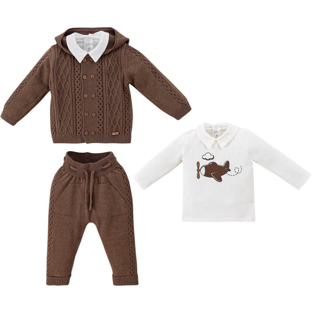 Set sweater+sweater+pants