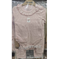 Set of bodysuit + onesie + cap, series BASIC