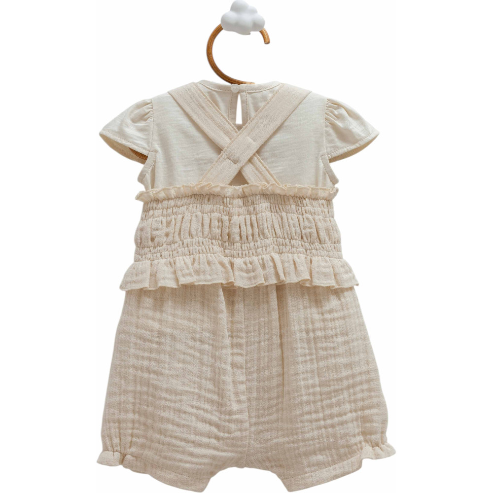 Set T-shirt+overalls, series LACE FLOWER. (Expected 30.01.2026)