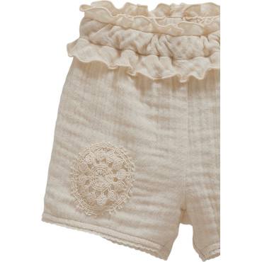 Set blouse+shorts, series LACE FLOWER. (Expected 30.01.2026)
