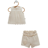 Set blouse+shorts, series LACE FLOWER