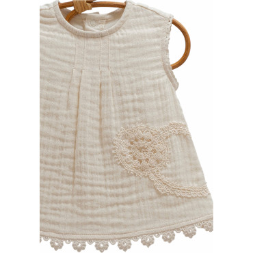 Set blouse+shorts, series LACE FLOWER. (Expected 30.01.2026)