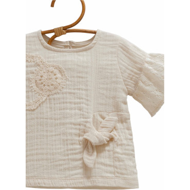 Set blouse+shorts, series LACE FLOWER. (Expected 30.01.2026)