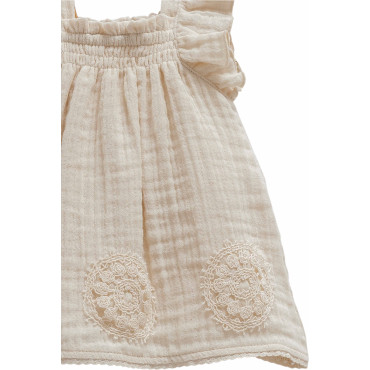 Set blouse+shorts, series LACE FLOWER. (Expected 30.01.2026)