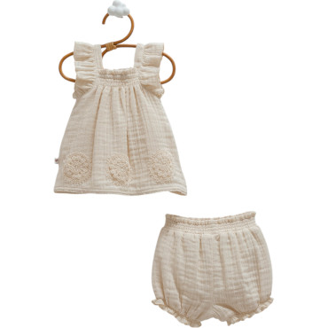 Set blouse+shorts, series LACE FLOWER. (Expected 30.01.2026)