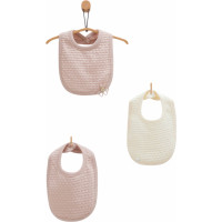 Bibs set 3pcs (pack of 4 sets), series BEAUTIFUL
