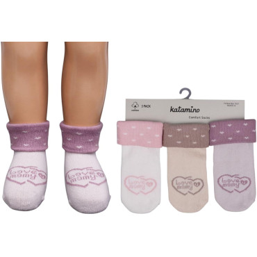 Socks cotton set 3 pairs (pack of 4 sets) Simba