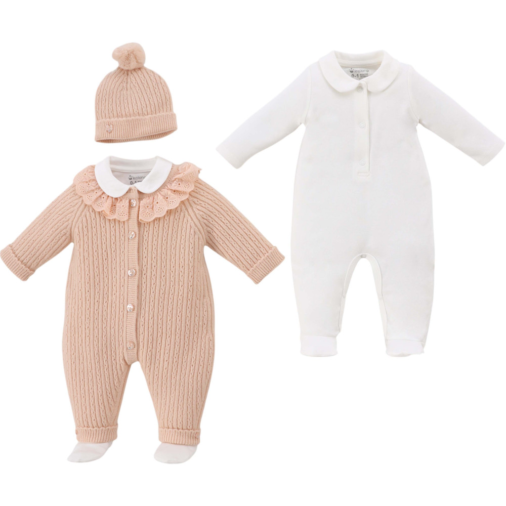 Overalls  knitted+overalls  knitted+hat