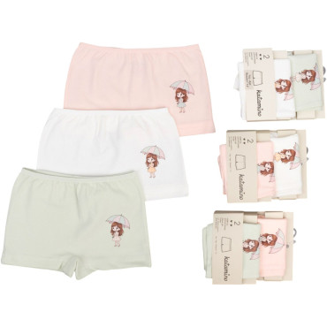 Set panties 2pcs (pack of 6 sets) Fresko