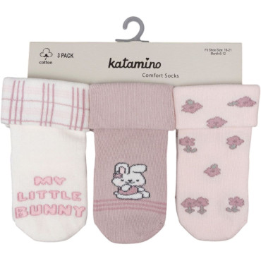 Socks cotton set 3 pairs (pack of 4 sets) Polyana Socks cotton set 3 pairs (pack of 4 sets) Polyana