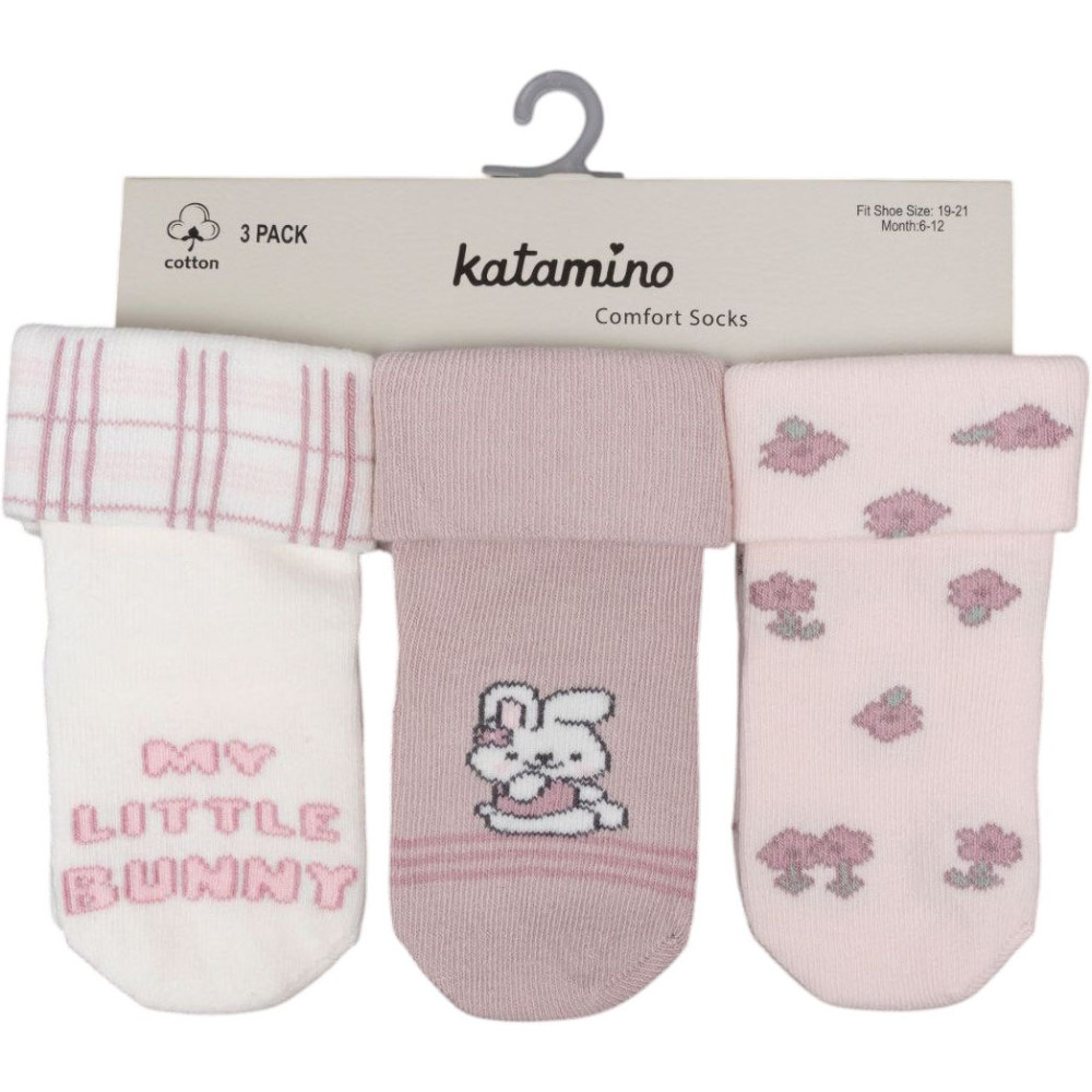 Socks cotton set 3 pairs (pack of 4 sets) Polyana Socks cotton set 3 pairs (pack of 4 sets) Polyana