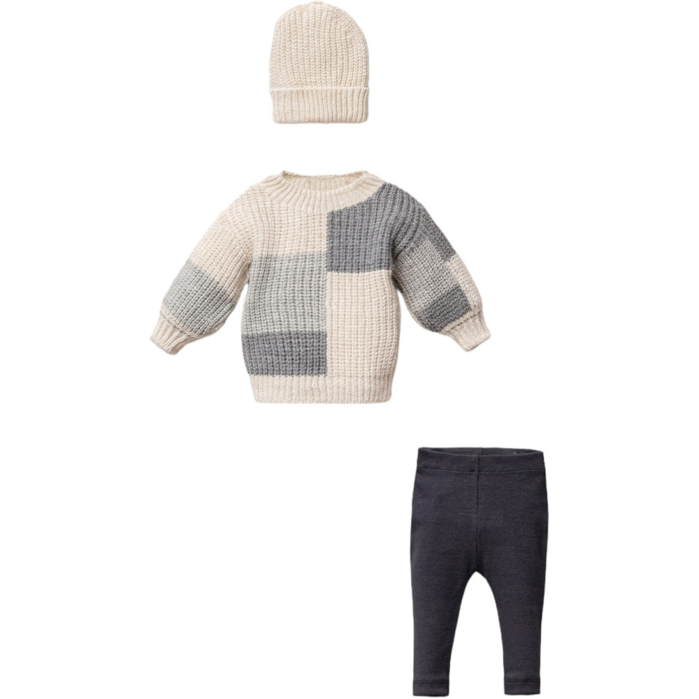 Set sweater+pants+hat