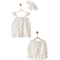 Set T-shirt+shorts+headband, series LOVELY DAY