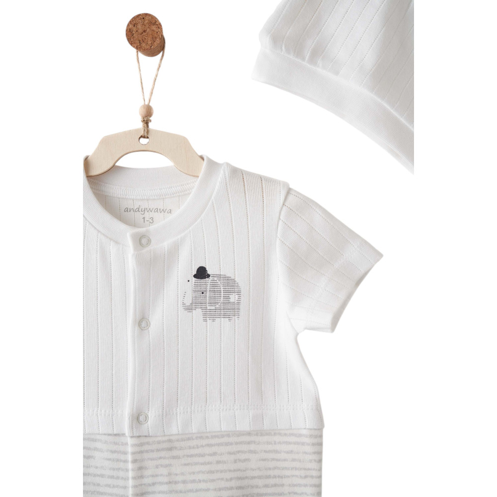 Jumpsuit + hat, series HELLO ELEPHANT. (Expected 30.01.2026)