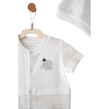 Jumpsuit + hat, series HELLO ELEPHANT. (Expected 30.01.2026)