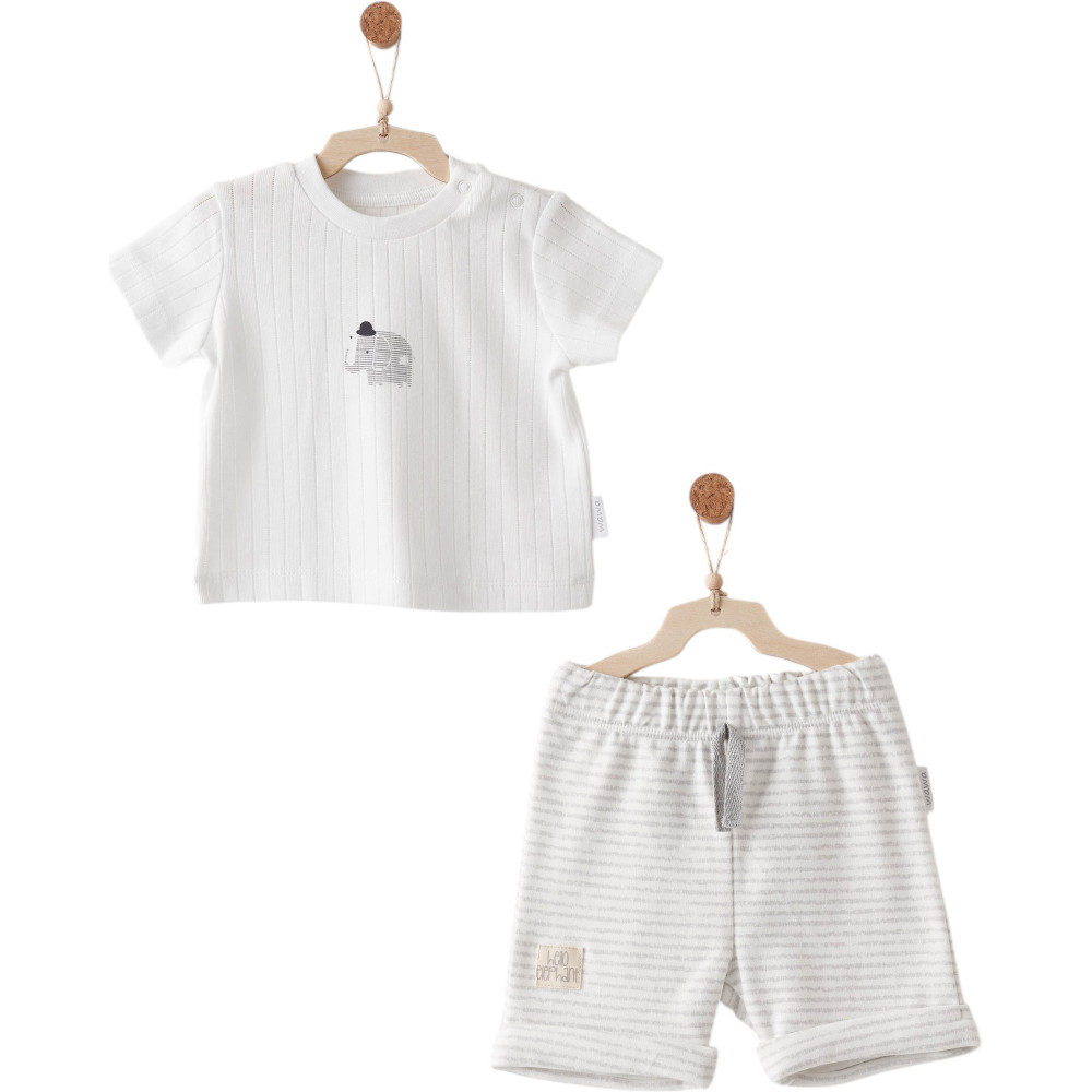 T-shirt+shorts set, HELLO ELEPHANT series. (Expected on 01/30/2026)