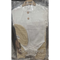 Set of bodysuit + onesie + cap, series BASIC