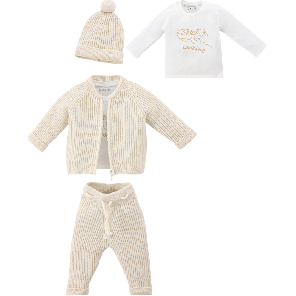 Set sweater+sweater+pants+hat