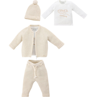 Set sweater+sweater+pants+hat