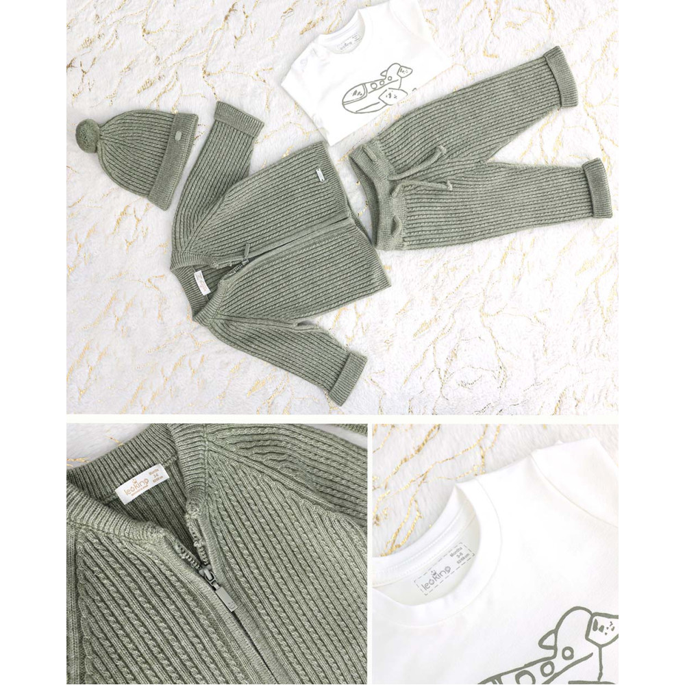 Set sweater+sweater+pants+hat
