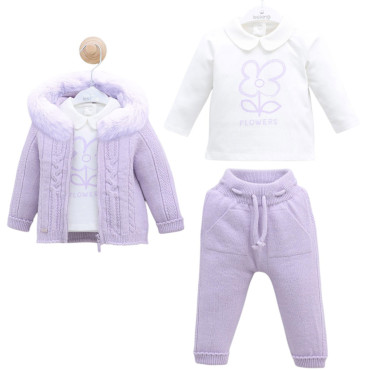 Set sweater+sweater+pants