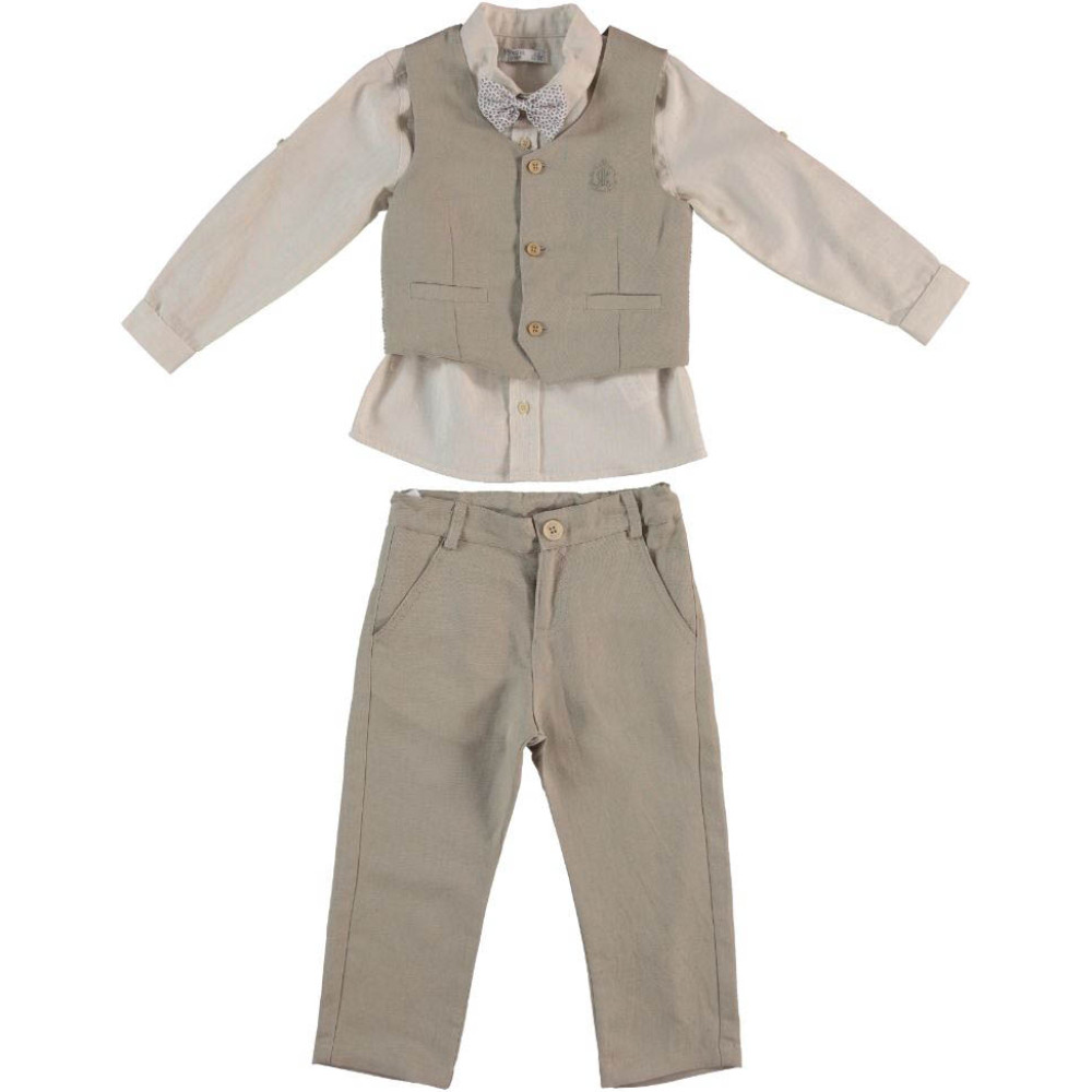 Set shirt+vest+pants