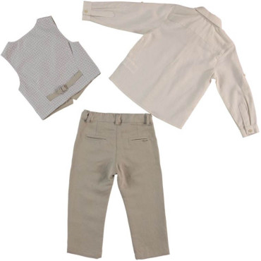 Set shirt+vest+pants