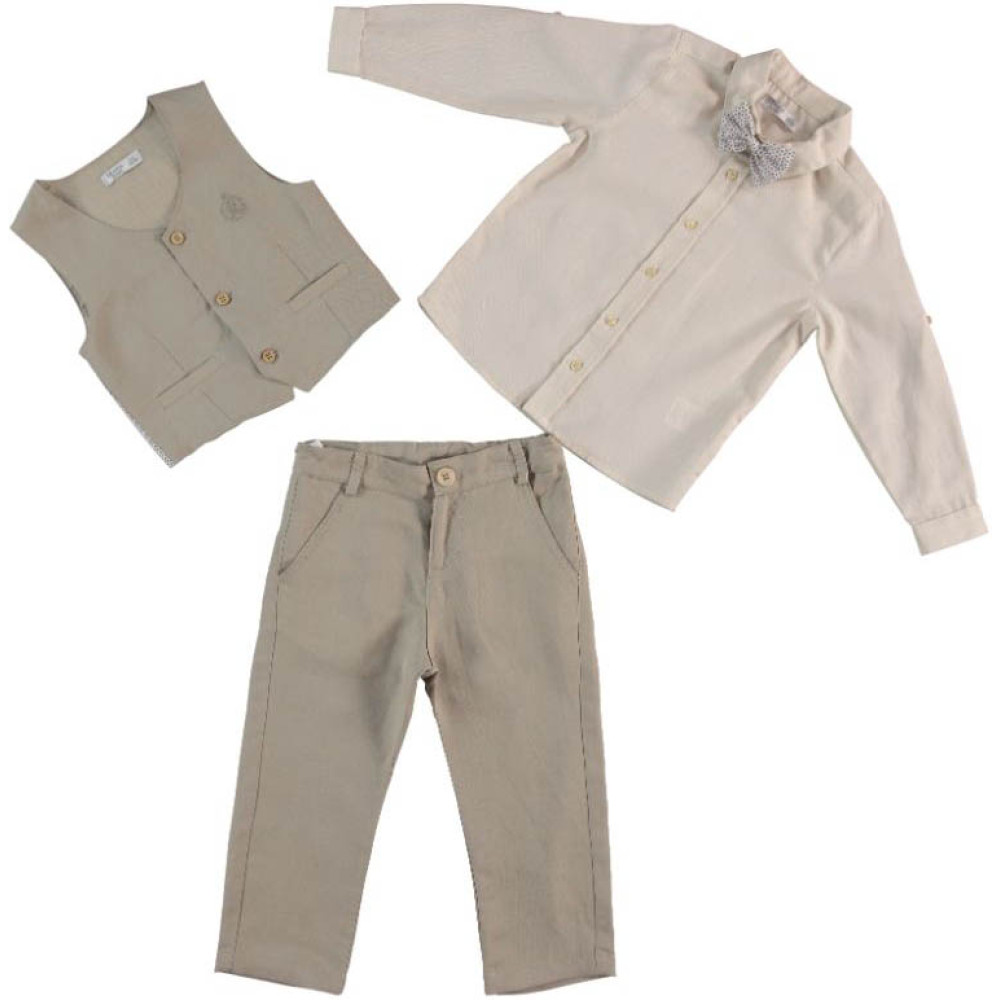 Set shirt+vest+pants